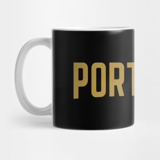 Portland City Typography Mug